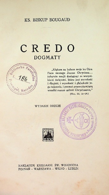Credo Dogmaty 1932r.