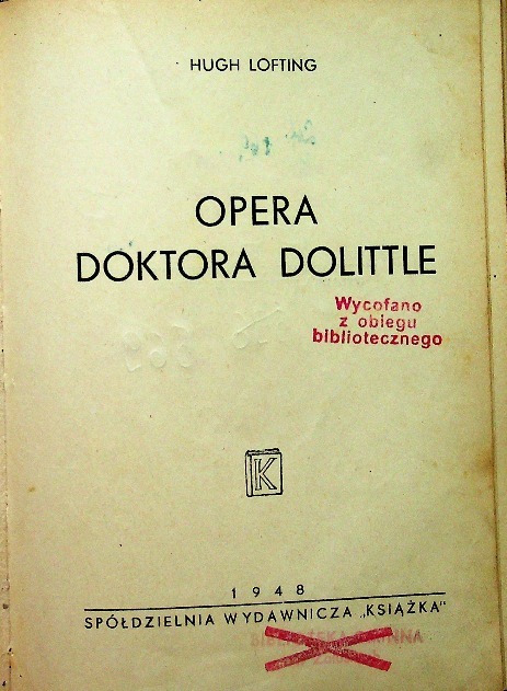 Opera Doktora Dolittle 1948 r.
