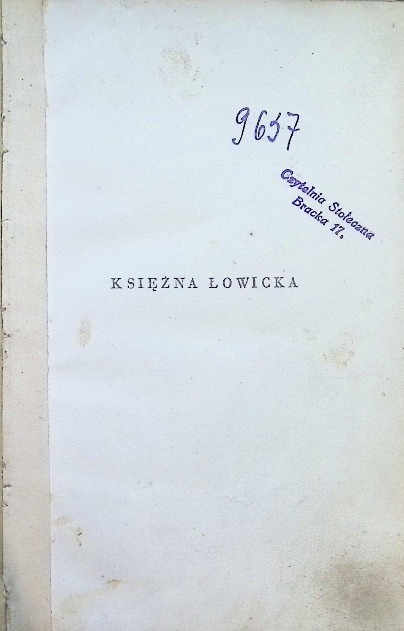 Księżna Łowicka ok. 1930 r.