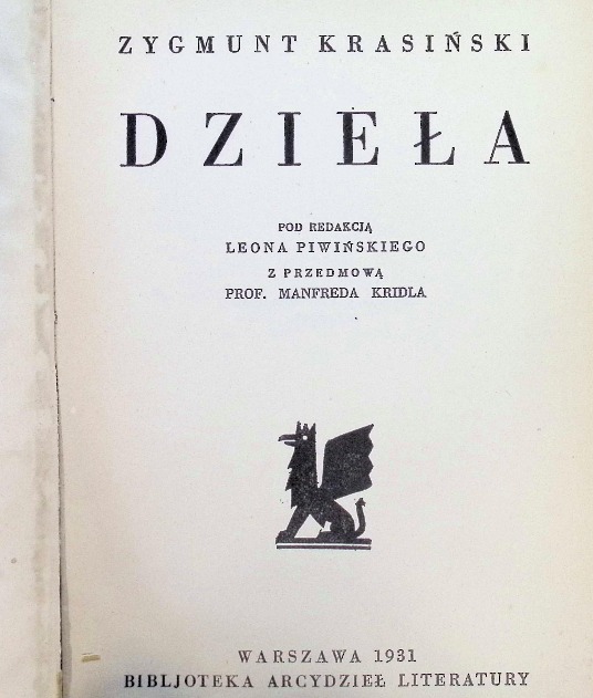 Dzieła, 1931 r.
