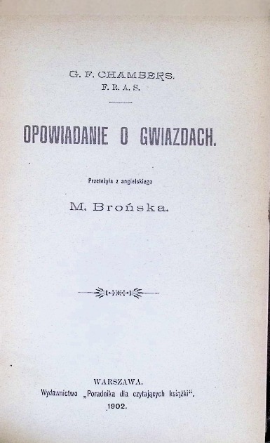 Opowiadanie o gwiazdach 1902 r.
