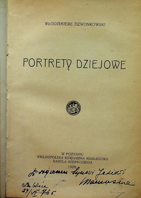 Portrety dziejowe 1928 r.