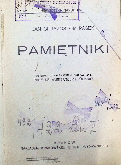 Pamiętniki, 1924 r.