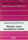 Metody oceny działalności banku