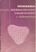 Równania różniczkowe cząstkowe w elektrotechnice