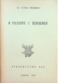O filozofii i rewolucji