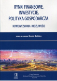 Rynki finansowe, inwestycje, polityka gospodarcza