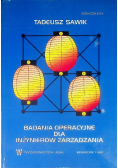 Badania operacyjne dla inżynierów zarządzania