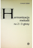 Harmonizacja melodii na 2 i 3 głosy