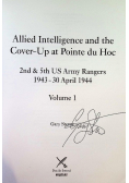 Allied Intelligence and The Cover Up at Pointe du Hoc