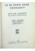 Co mi powie dzień dzisiejszy 1922 r.