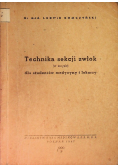 Technika sekcji zwłok 1947 r