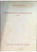 Mineralogia szczegółowa