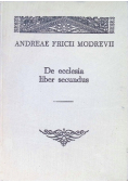 De Ecclesia liber secundus