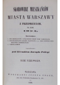 Skorowidz mieszkańców miasta Warszawy z przedmieściami na rok 1854