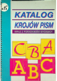 Katalog Krojów pism