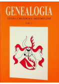 Genealogia studia i materiały historyczne Tom 5