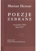 Hemar Poezje zebrane Wrzesień 1939 maj 1945