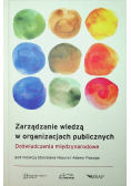 Zarządzanie wiedzą w organizacjach publicznych