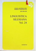 Linguistica Silesiana vol 24, Nowa
