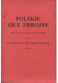 Polskie siły zbrojne w drugiej wojnie światowej Tom II Część 2