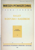 Balet rosyjski i radziecki Zeszyt I 1950 r.