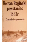 Roman Rogiński powstaniec 1863 r