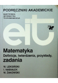 Matematyka definicje twierdzenia przykłady zadania