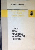 Dzieje ziemi kłodzkiej w wiekach średnich