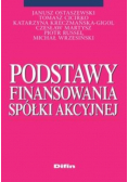 Podstawy finansowania spółki akcyjnej