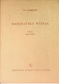 Matematyka wyższa Tom 3 Część  1