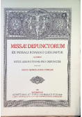 Missae defunctorum, 1928r.