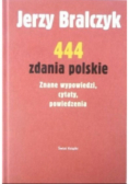 444 zdania polskie Znane wypowiedzi cytaty powiedzenia