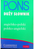 PONS Duży słownik angielsko polski polsko angielski