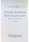 Polski Słownik Biograficzny Tom XVII