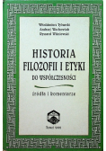 Historia filozofii i etyki do współczesności