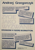 Życie jako wyzwanie Wprowadzenie w filozofię racjonalistyczną