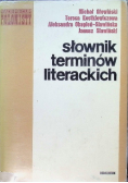 Słownik terminów literackich