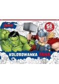 Kolorowanka fana Marvel Avengers