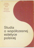 Studia o współczesnej estetyce polskiej