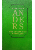 Bez ostatniego rozdziału