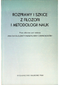 Rozprawy i szkice z filozofii i metodologii nauk