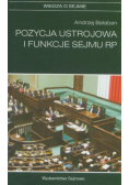 Pozycja ustrojowa i funkcje sejmu RP