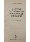 Główne zagadnienia i kierunki filozofii