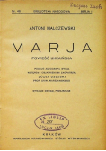 Marja Powieść ukraińska 1925 r.