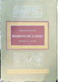 Marion de Lorme, Dramat w 5 aktach