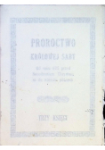 Proroctwo Królowej Saby Trzy Księgi