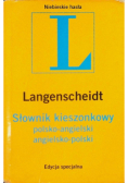 Słownik kieszonkowy polsko angielski angielsko polski