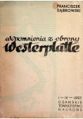 Wspomnienia z obrony Westerplatte