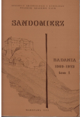 Sandomierz Badania 1969 1973 tom I